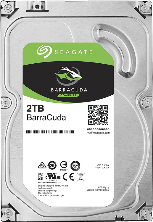 Жесткий диск Seagate Barracuda 2TB Pull (ST2000DM008)