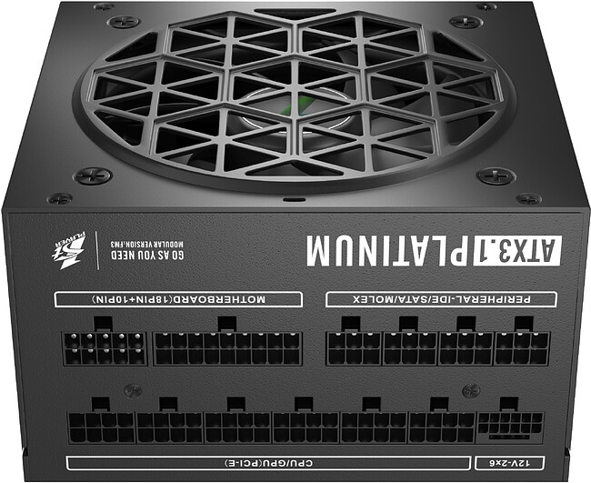 Блок питания 1stPlayer HA-1300BA3 1300W Black (NGDP-PLT-1300-BK-EU)