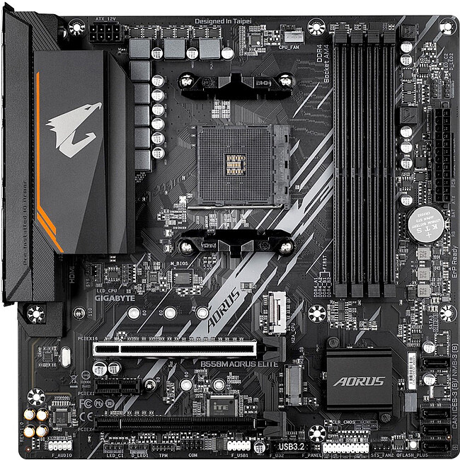 Материнская плата GigaByte B550M Aorus Elite rev. 1.0