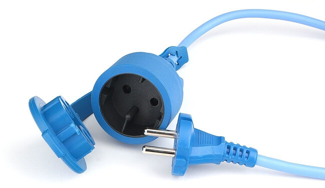 Сетевой фильтр Power Cube PC-2F-R-30(IP) синий