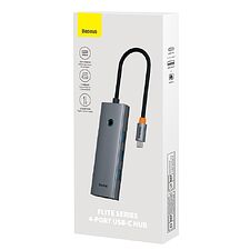 USB-хаб Baseus BS-OH109 Space Grey (B0005280A813-00)