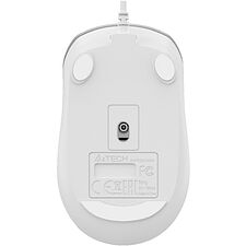 Мышь A4Tech Fstyler FM26S серебристый/белый/Icy White