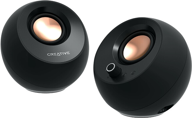 Акустика Creative Pebble Pro черный/темно-зеленый (51MF1710AA000)
