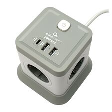 Сетевой фильтр Cablexpert TWR-4-CU2-W-2