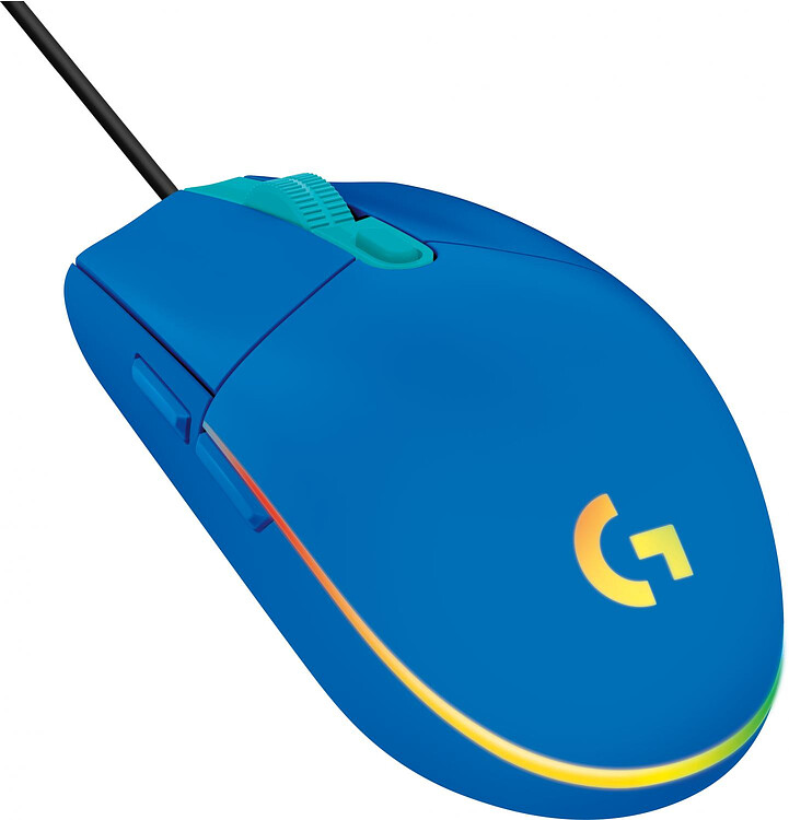 Мышь Logitech G102 LightSync синий (910-005801)