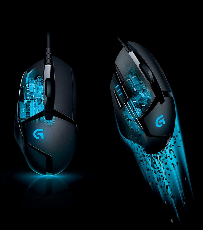 Мышь Logitech G402 Hyperion Fury Black (910-004073)