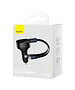 Автомобильное зарядное Baseus Enjoyment Retractable 2-in-1+C 33W Black (C00035500111-00)