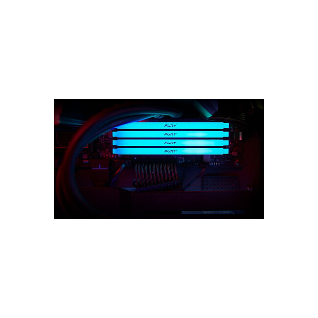 Оперативная память Kingston Fury Beast Black RGB XMP 32GB DDR4 (KF432C16BB12AK2/32)