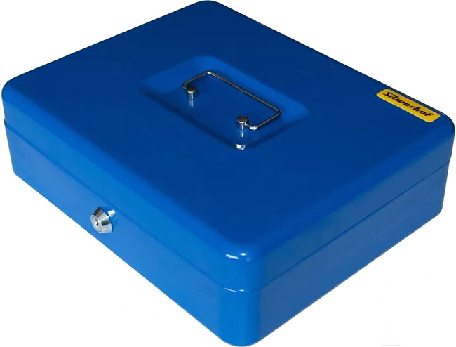 Ящик для денег Silwerhof 90x300x240 синий
