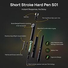 Графический планшет Parblo Coast 16 Pro Gen2 черный