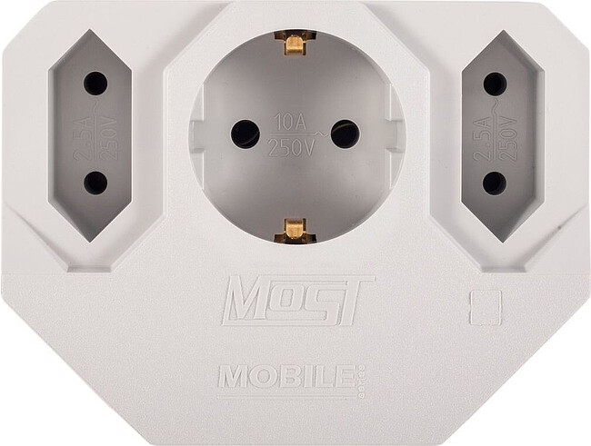 Сетевой фильтр Most MHV 3 розетки коробка белый