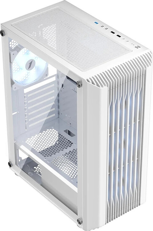 Корпус 1stPlayer H6 без БП White (H6-WH-4F7-W)