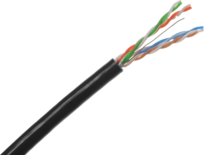 Кабель информационный NTSS NTSS-OUT-FTP4-5Е-PE-BL 305м черный