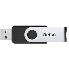 USB Flash-накопитель Netac U505 4GB черный/серебристый (NT03U505N-004G-20BK)