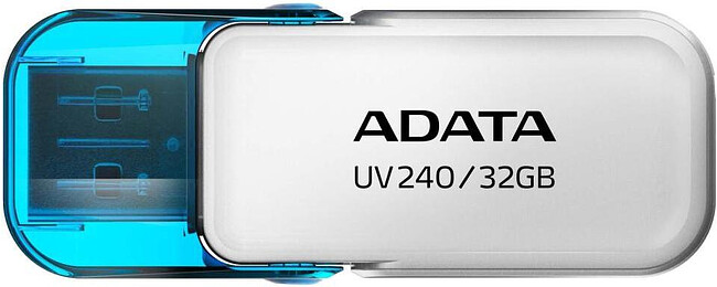 USB Flash-накопитель A-Data UV240 32GB White (AUV240-32G-RWH)