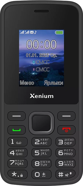 Мобильный телефон Xenium X175 черный (CTX175BK/00)