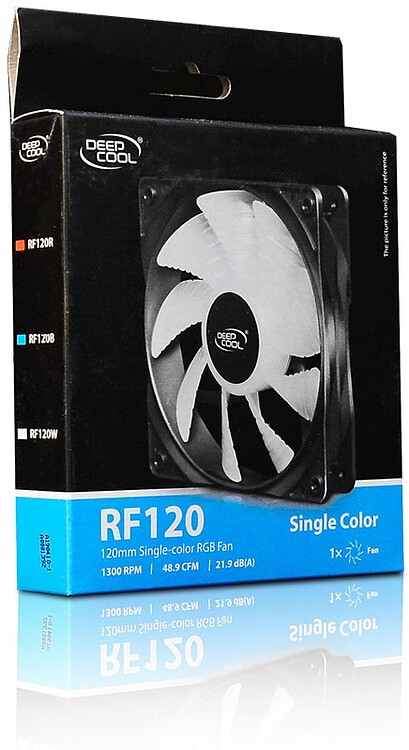 Кулер для корпуса DeepCool RF 120 B (DP-FLED-RF120-BL)