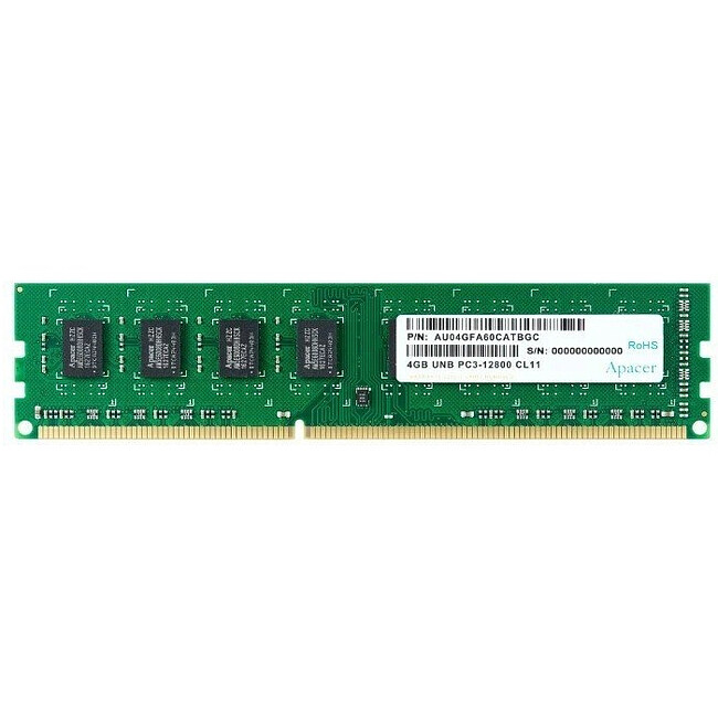 Оперативная память Apacer DDR3-1600 4GB PC-12800 (AU04GFA60CATBGC) Оперативная память Apacer DDR3-1600 4GB PC-12800 (AU04GFA60CATBGC)