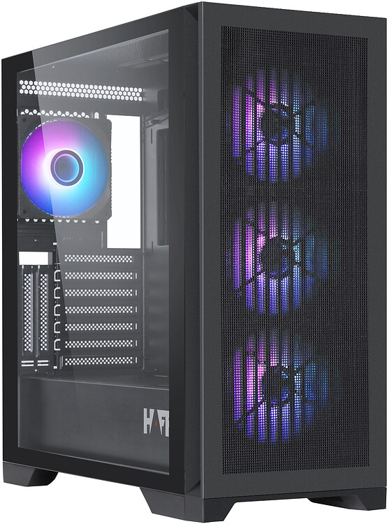 Корпус HAFF Glory ATX без БП Black
