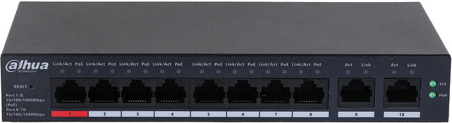 Коммутатор Dahua DH-CS4010-8GT-110