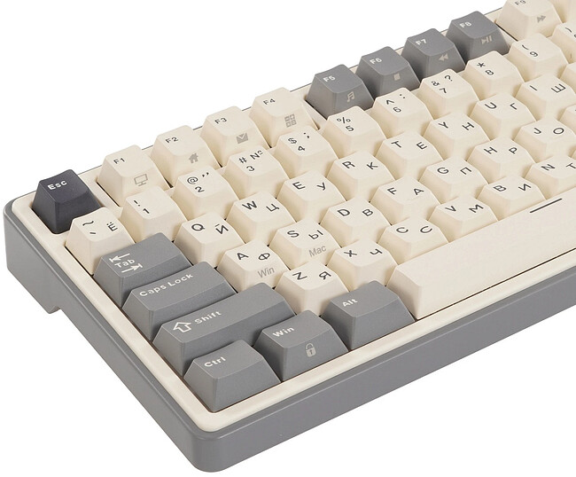 Клавиатура Royal Kludge RK R87 Pro Half Grey/Brown switch