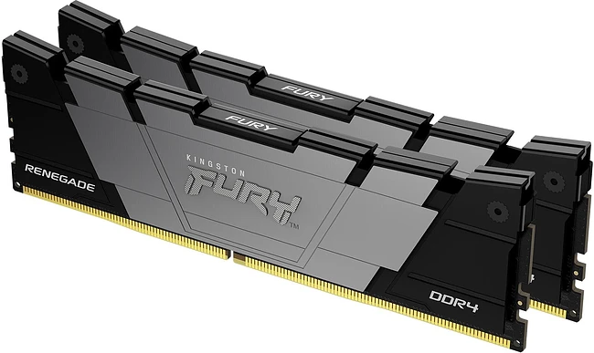 Оперативная память Kingston Fury Renegade Black 16GB DDR4 XMP (KF442C19RB2K2/16)