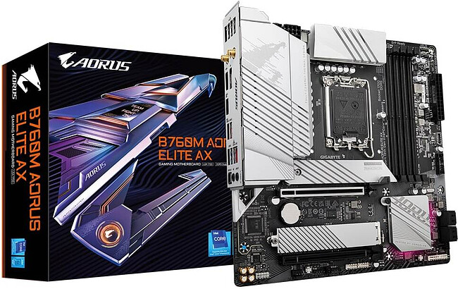 Материнская плата GigaByte B760M Aorus Elite AX rev. 1.3