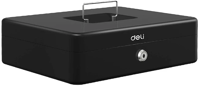 Ящик для денег Deli ET508 черный