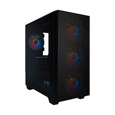 Корпус HAFF Fancy mATX без БП черный