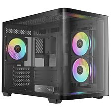 Корпус Ocypus Iota C50 BK Curve ARGB Digital mATX без БП (Iota-C50-BKD300CD-GL)