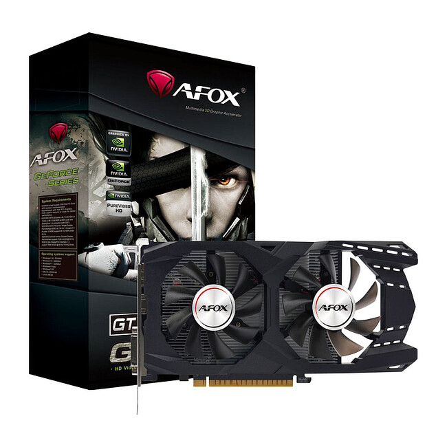 Видеокарта Afox GeForce GTX 1050TI 4Gb GDDR5 (AF1050TI-4096D5H7-V9)