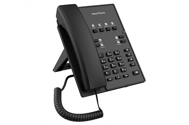 IP-телефон Fanvil H1-2 Wire черный