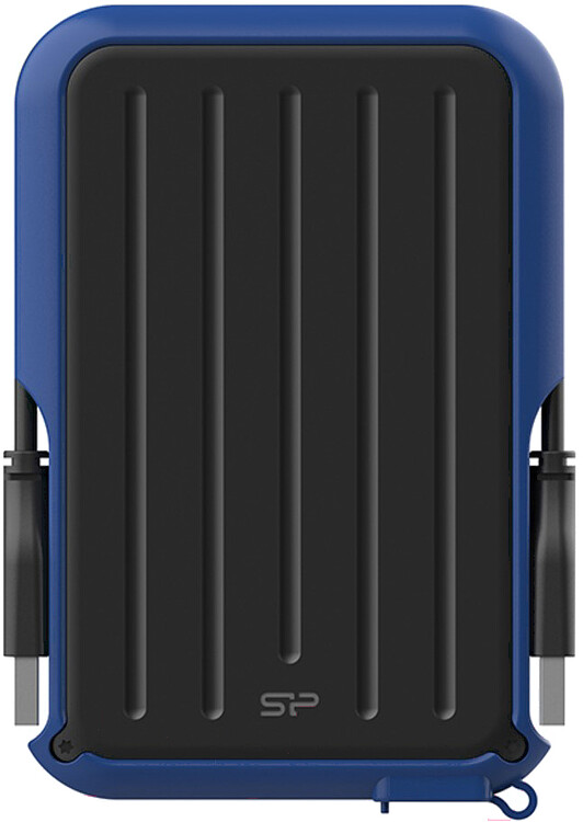 Внешний накопитель Silicon-Power Armor A66 4TB синий (SP040TBPHD66LS3B)