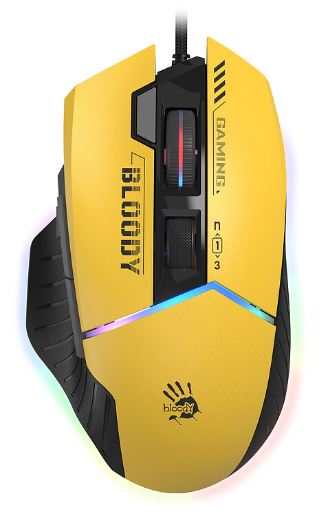 Мышь A4Tech Bloody W95 Max Sports Yellow