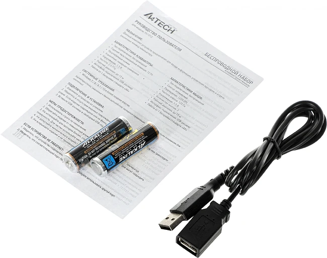 Набор периферии A4Tech Fstyler FG1012 белый