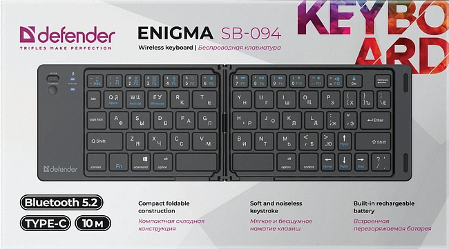 Клавиатура Defender Enigma SB-094 черный (45094)