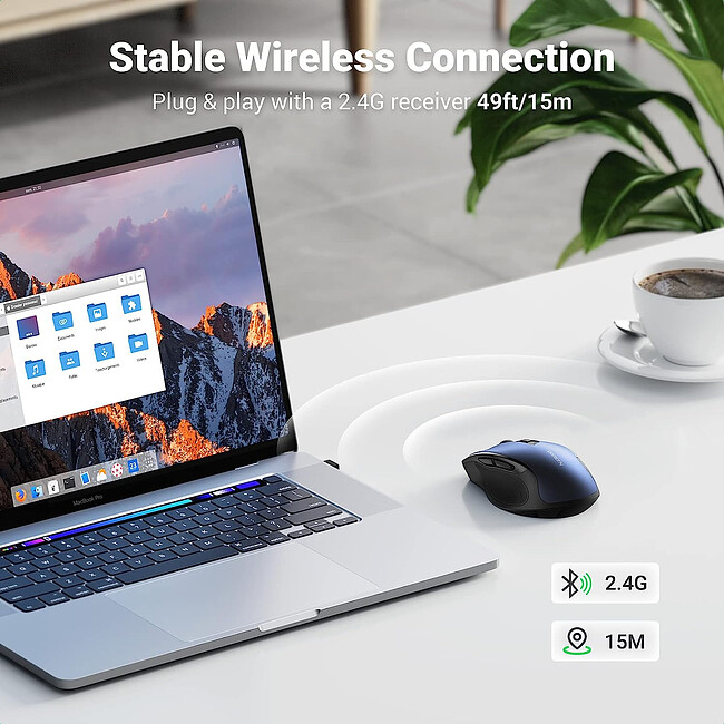 Мышь Ugreen MU006-15064 Blue (15064)