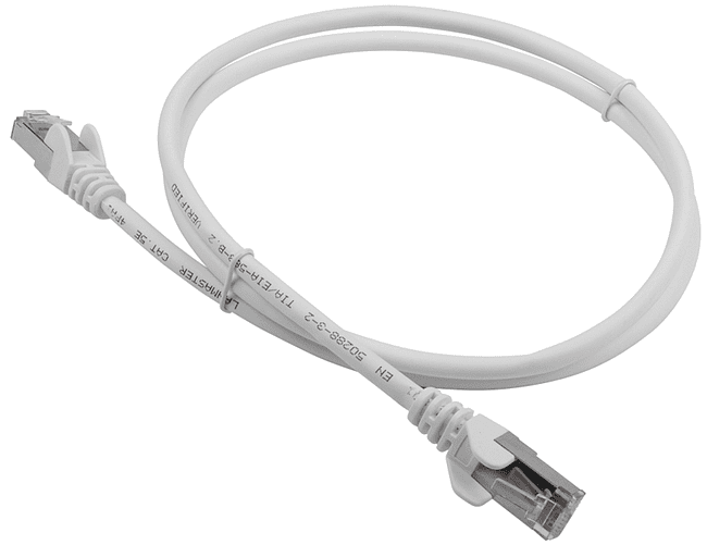 Патч-корд Lanmaster LAN-PC45/S5E-5.0-WH белый