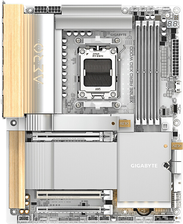 Материнская плата GigaByte X870E Aero X3D Wood rev. 1.0