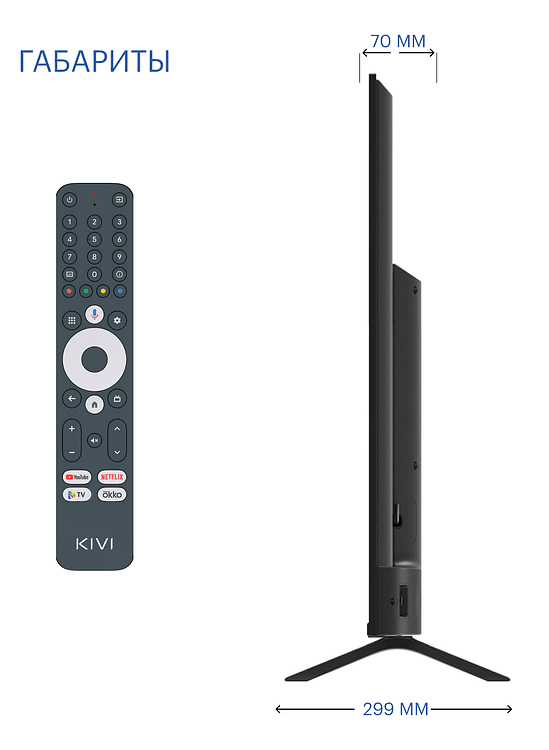 Телевизор Kivi K50UD60B BY