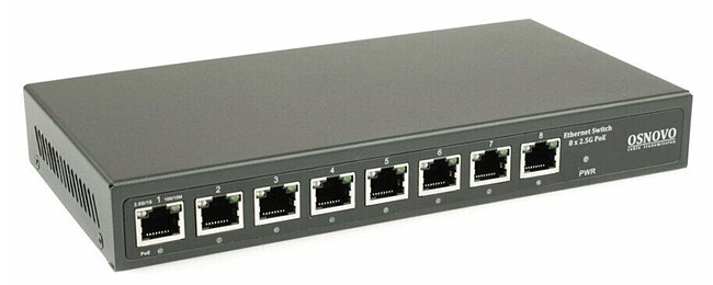 Коммутатор Osnovo SW-8D-1 120W Коммутатор Osnovo SW-8D-1 120W