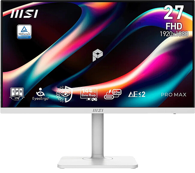 Монитор MSI 27 Pro MAX 271PHW E14 белый (9S6-3PF54H-022)