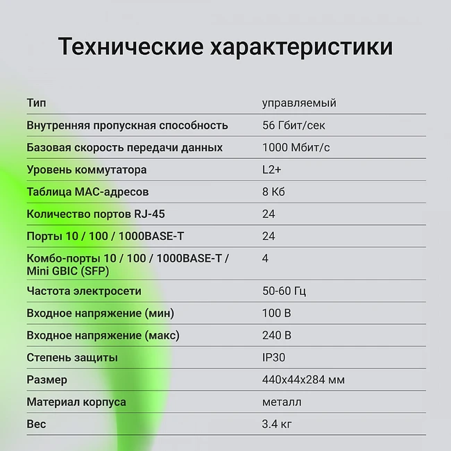 Коммутатор Digma DSW724G-4C-R