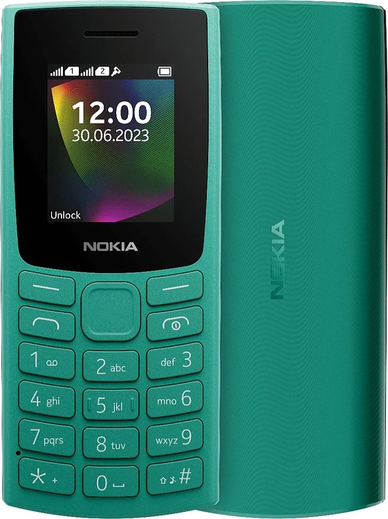 Мобильный телефон Nokia 106 DS TA-1564 зеленый (1GF019BPJ1C03)