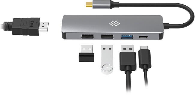 Док-станция Digma DS-501 серый