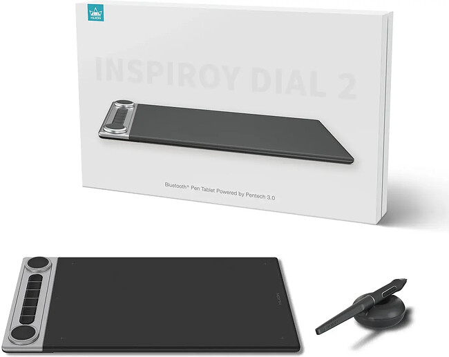 Графический планшет Huion Inspiroy Dial 2 (Q630M)