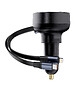 Автомобильное зарядное Baseus Enjoyment Pro C+Retractable C Cable 60W Cluster Black (C00057802111-00)