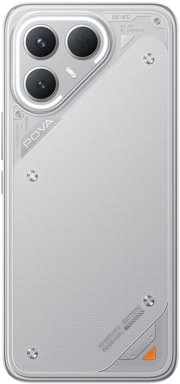 Смартфон Tecno Pova 7 Pro 5G 12GB/256GB Dynamic Grey (LJ8)