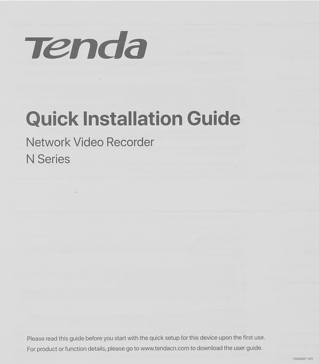 Видеорегистратор наблюдения Tenda 8CH N3L-16H