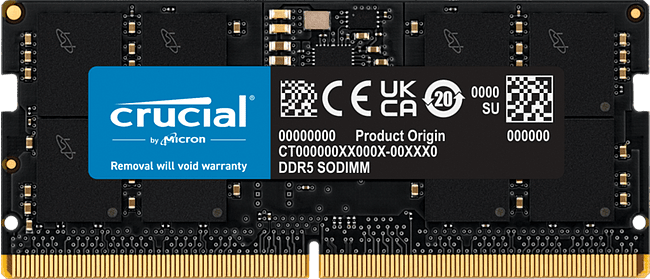 Оперативная память Crucial 16Gb DDR5 (CT16G56C46S5)